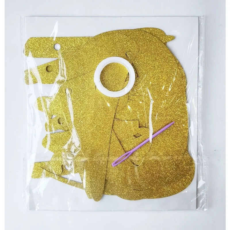 Glitzer Gold Happy Birthday Banner – Geburtstagsdeko für runde Geburtstage | 1. bis 80.