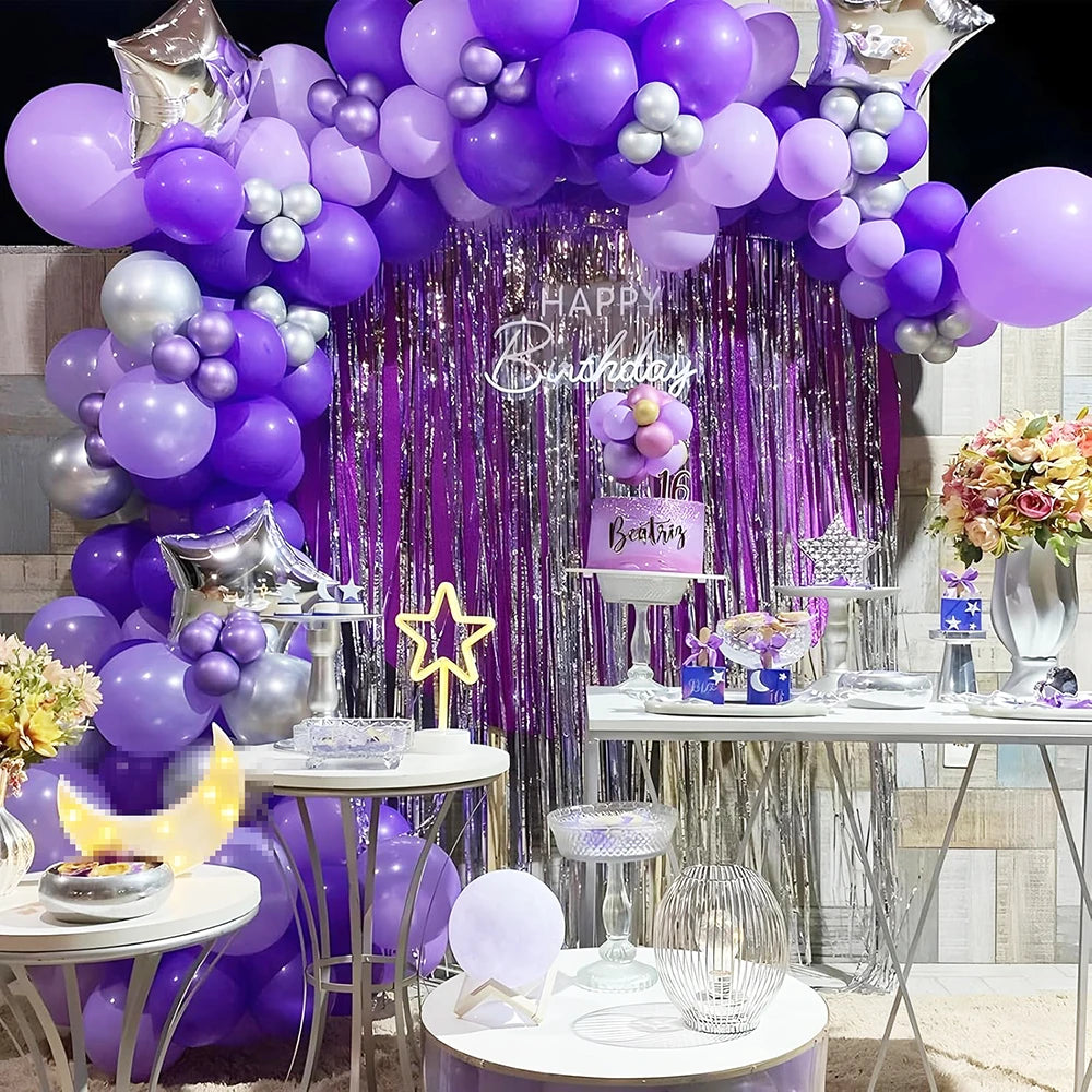 10/20/30/50pcs 10/12inch Blue Balloon Hot Pink Pastel Purple Balloons Baby Shower Globos Decor Birthday Party Wedding Decoration